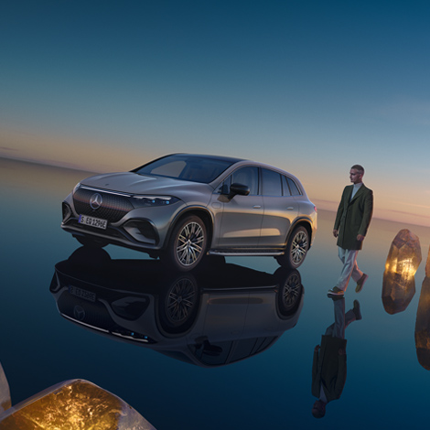 THE NEW ALL-ELECTRIC EQS SUV.