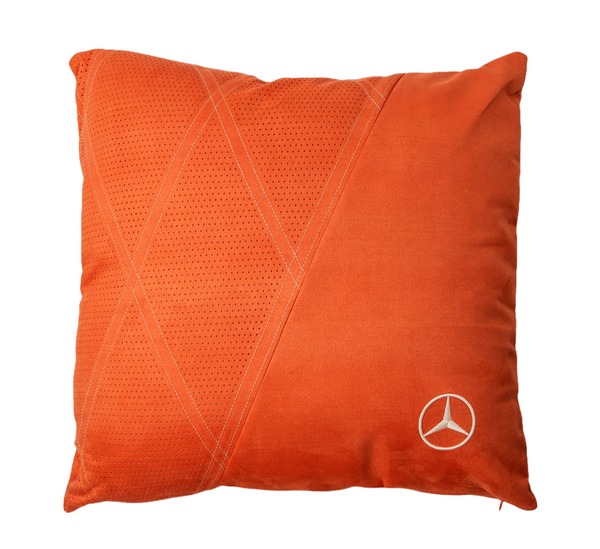 Mercedes-Benz 抱枕 (橘/淺米灰/深灰)