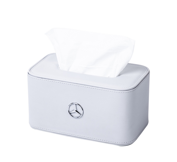 Mercedes-Benz 面紙盒 (深灰/米白)